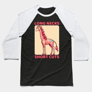 Hairstylist giraffe for coiffeur Baseball T-Shirt